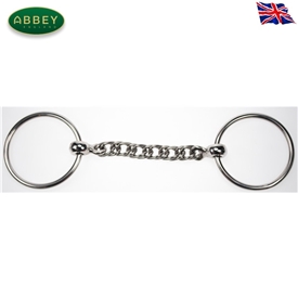 Abbey Riding Bitz Loose Ring Curb Chain Snaffle